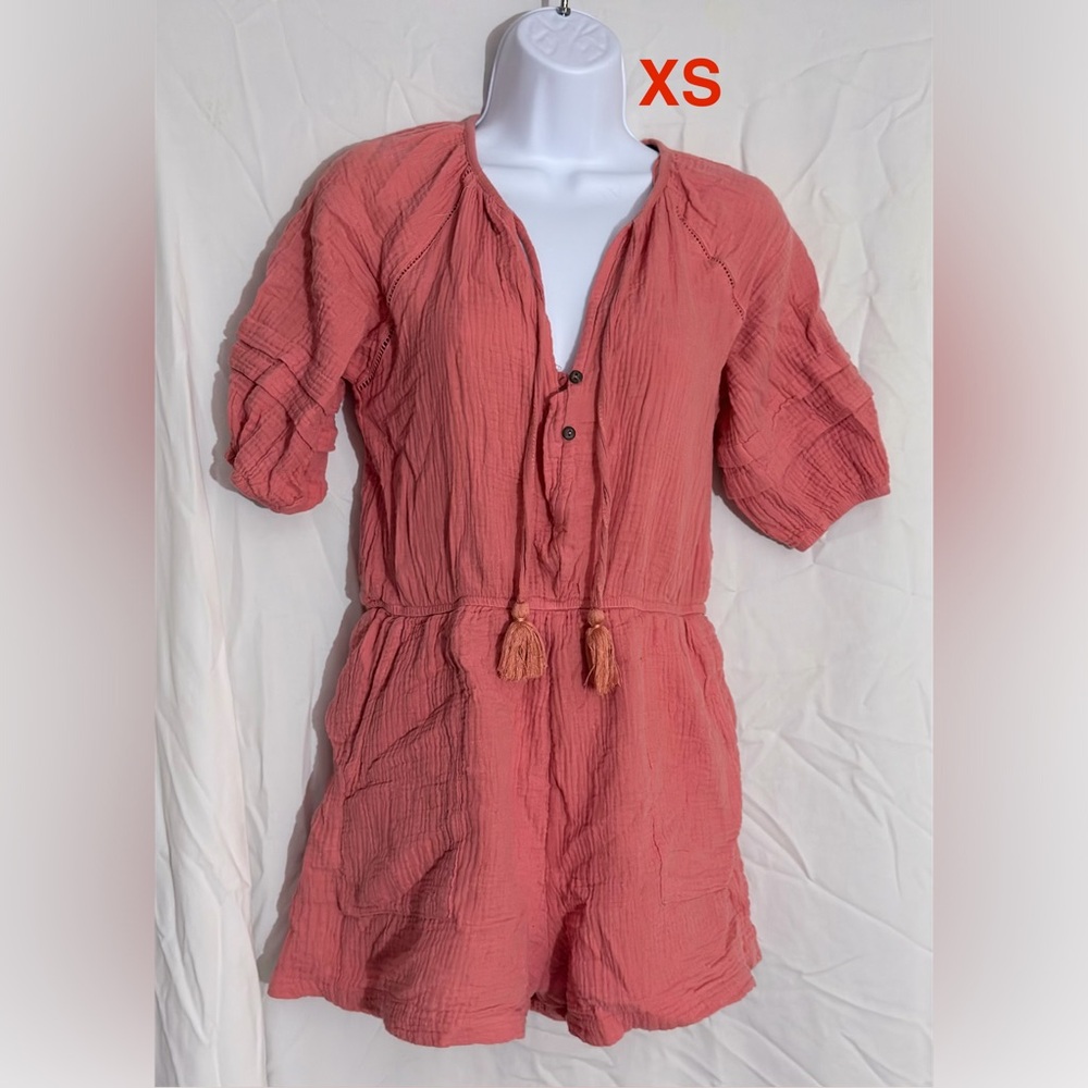 Women’s Romper Coral Pink